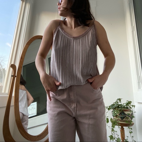 Satin tank top - Picture 2 of 6